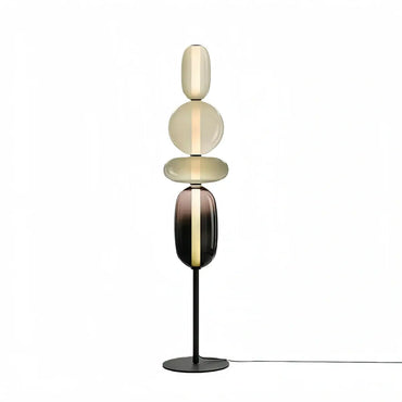 Prisma Modern Floor Lamp – Hand-Blown Crystal Interactive Design for Living Room Bedroom