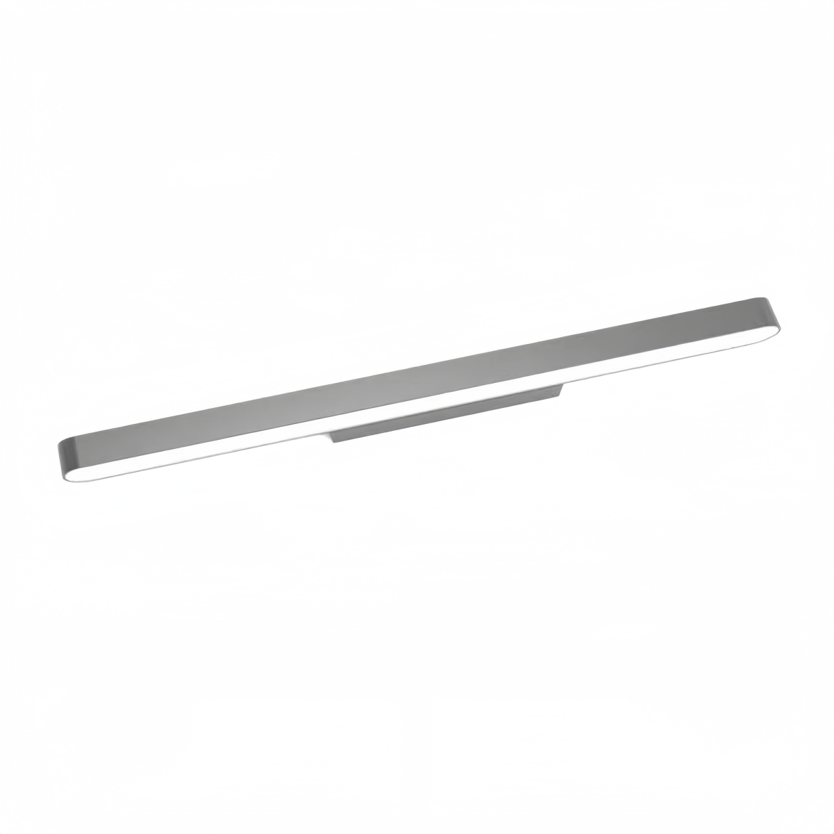 Aplique de pared minimalista de acero inoxidable cepillado -- Cobre/Cromo/Negro para salón/dormitorio
