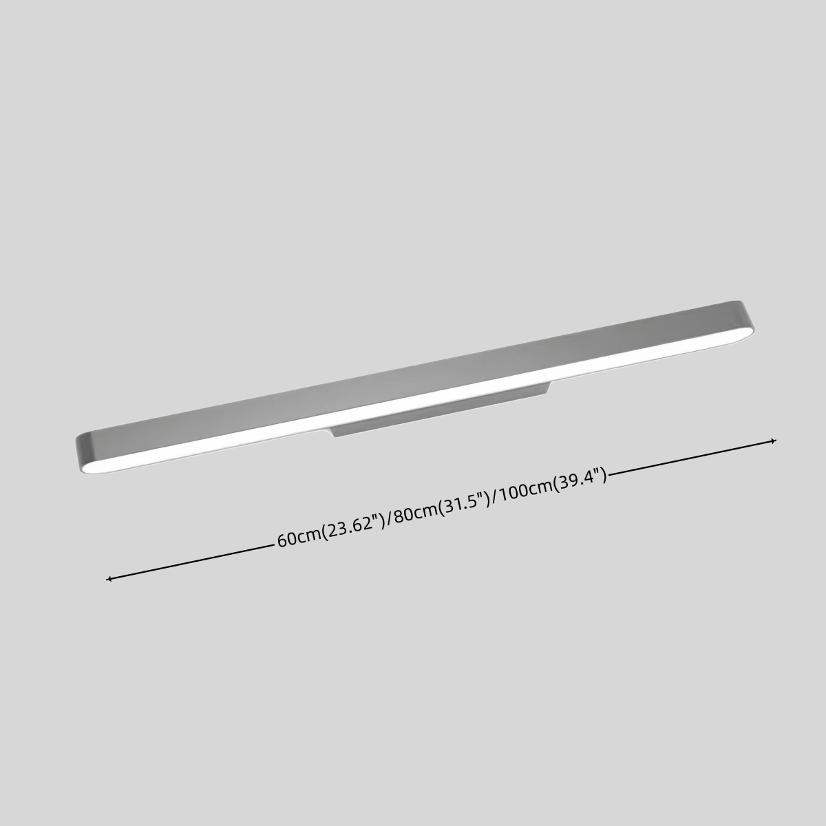 Aplique de pared minimalista de acero inoxidable cepillado -- Cobre/Cromo/Negro para salón/dormitorio