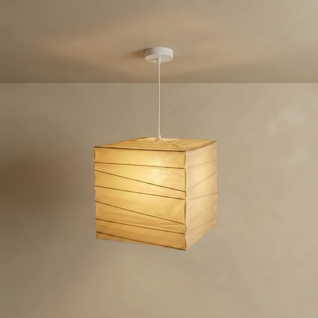 Zenno Wabi-sabi Lantern Pendant Light——Ambient Light For Dining & Study