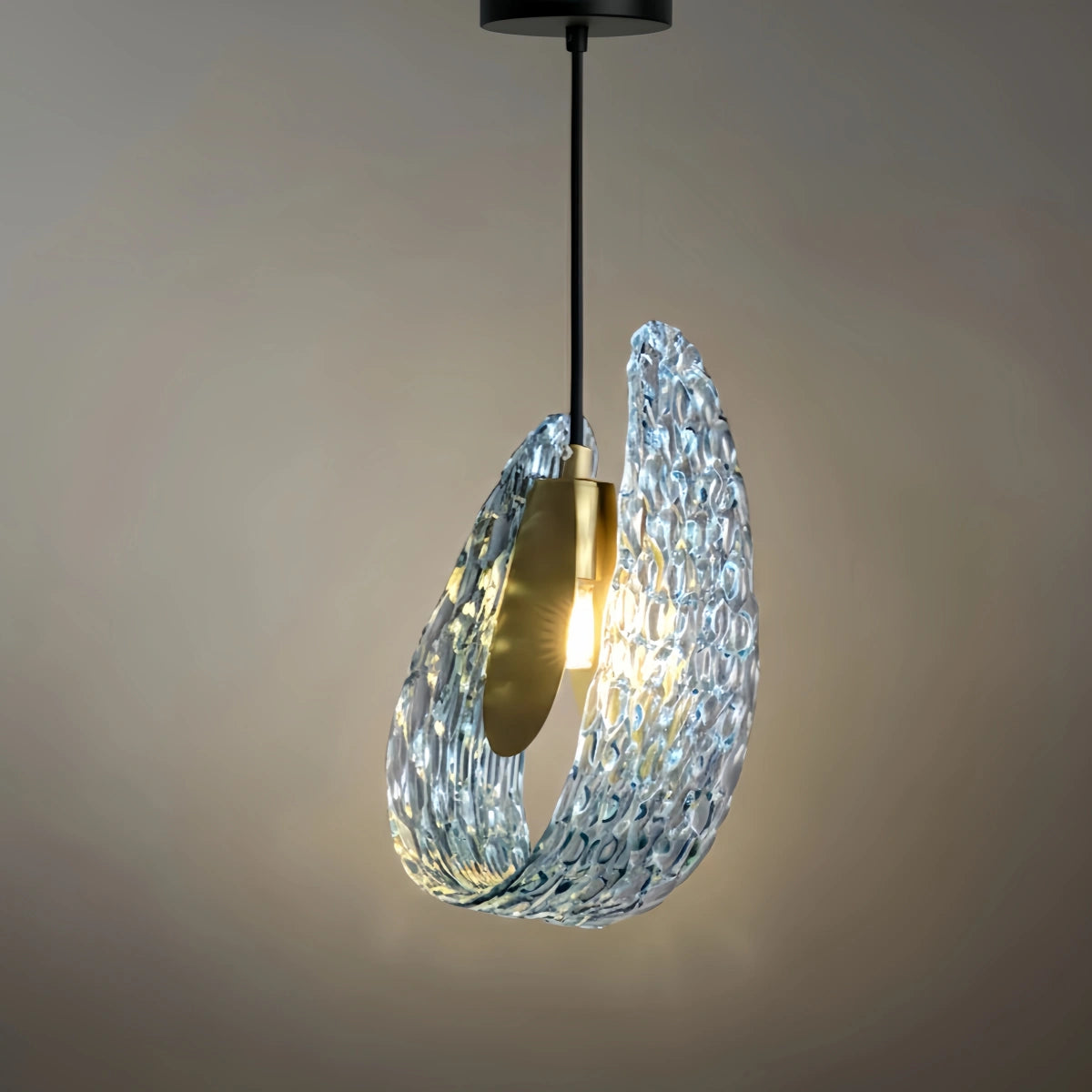 Art Deco Peacock Chandelier – Blue Feather Art Glass Contemporary for Dining Room Bedroom