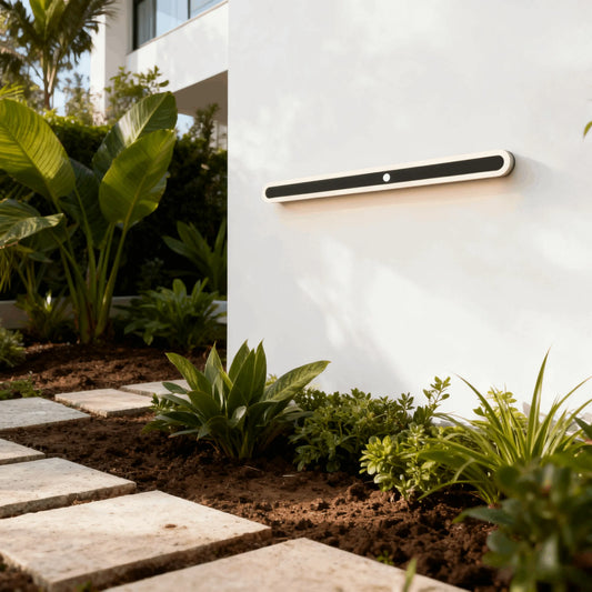 Arcato Modern Linear Outdoor Wall Lamp – Sensor Light for Indoor/Outdoor
