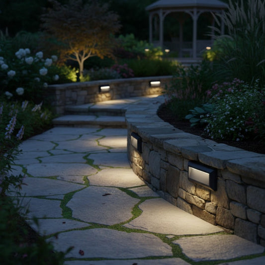 Arcato Modern Outdoor Step Deck Light – Waterproof Pathway Light for Courtyard/Staircase