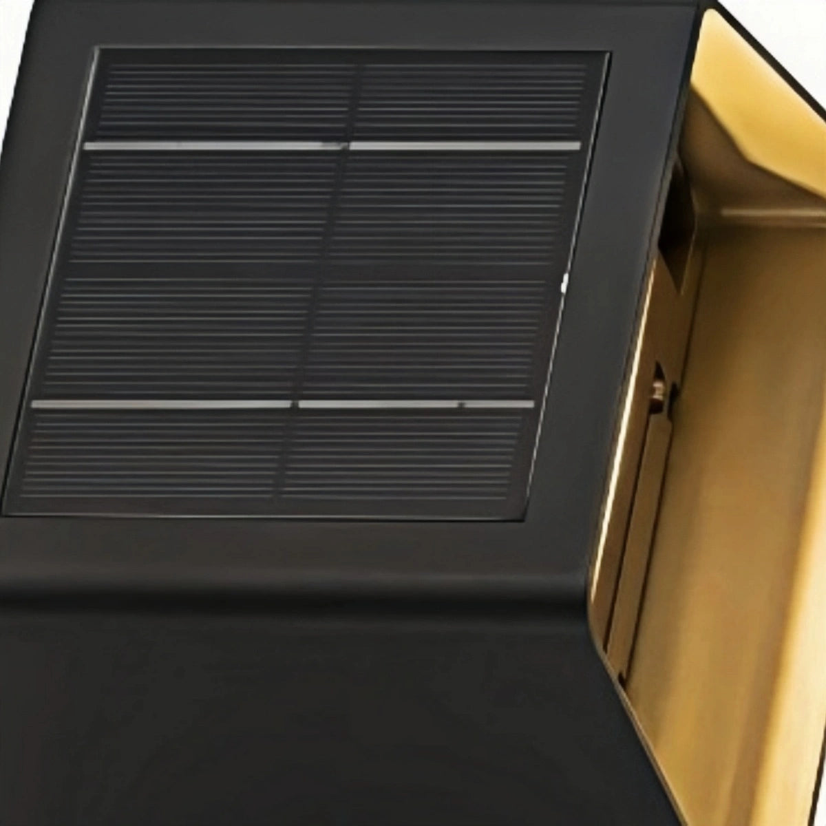 Aplique de pared exterior minimalista de acero inoxidable: luz exterior moderna con alimentación solar o cableada