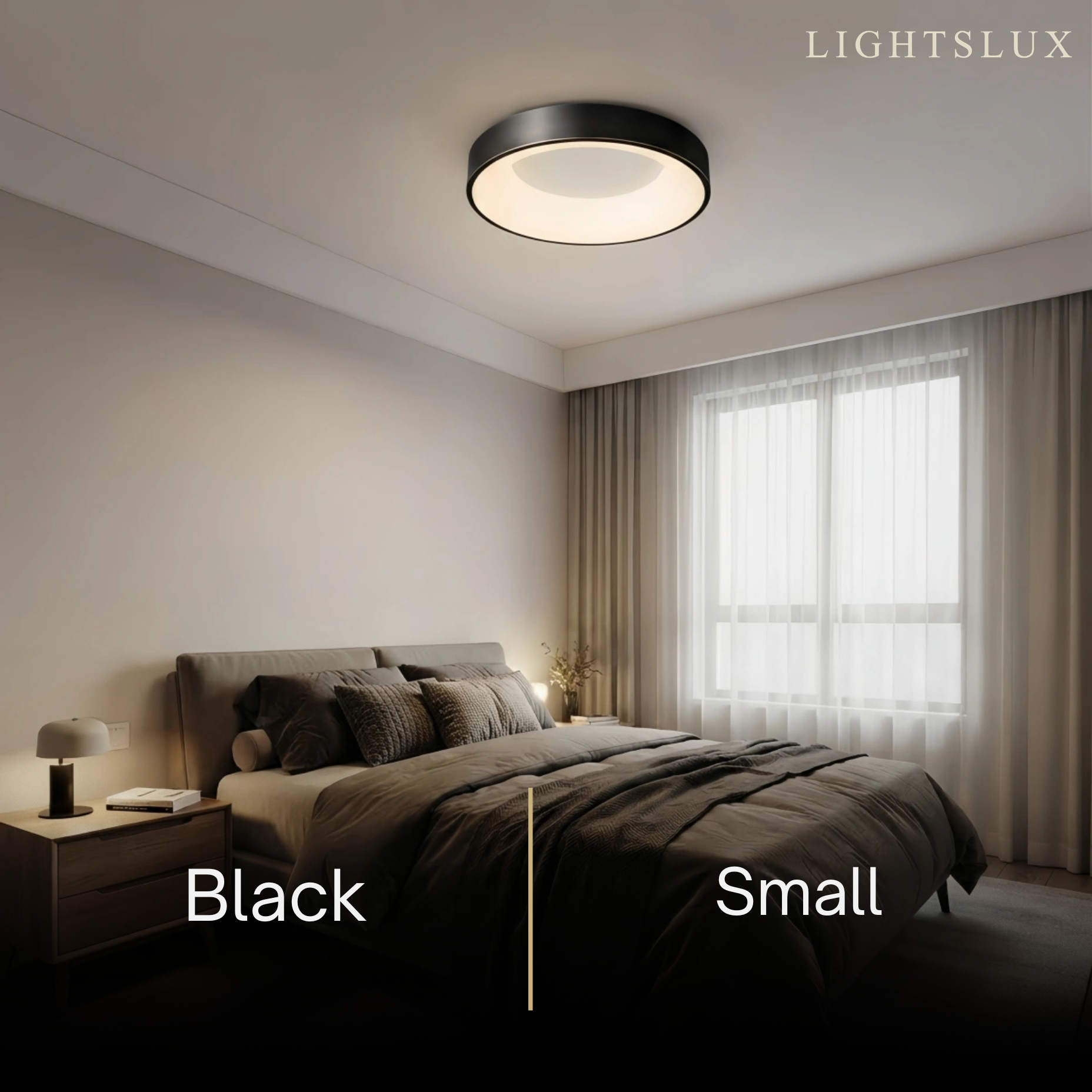 Lámpara de techo empotrable moderna Arcato - LED dorado/negro para sala de estar