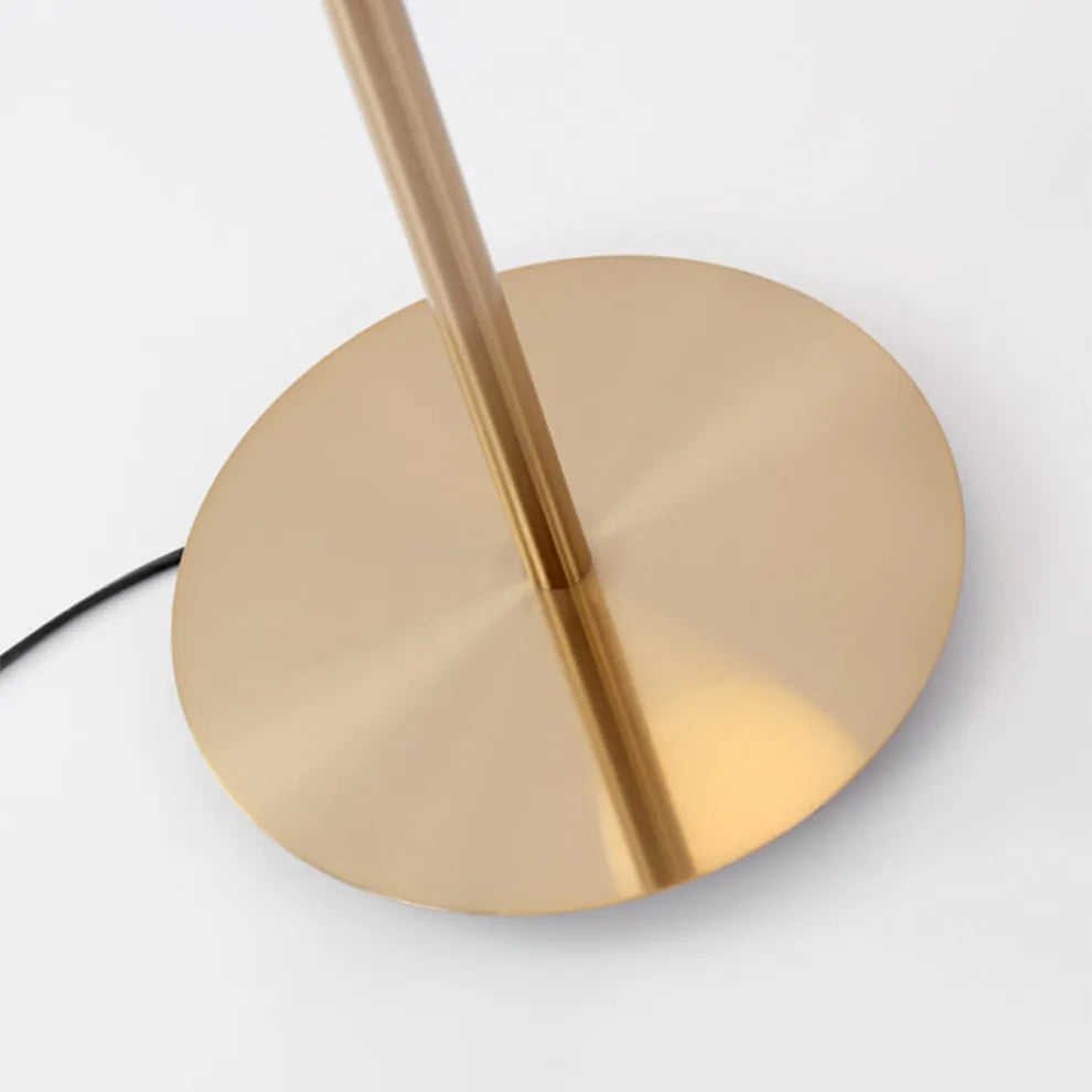 Floor Lamp – Slim Design with Glass Globe