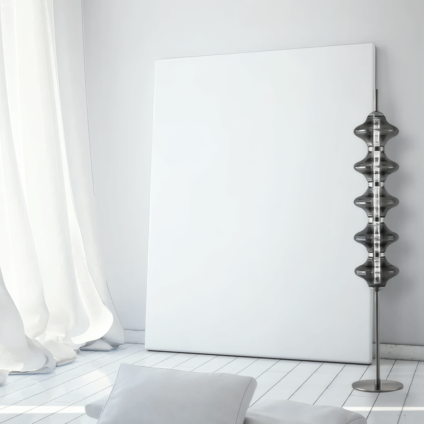 Modern Metal Glass Floor Lamp for Living room