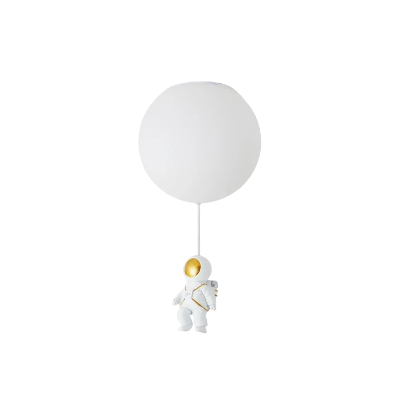 Lámpara de techo acrílica de diseño Vivara - Globo de astronauta para habitación infantil
