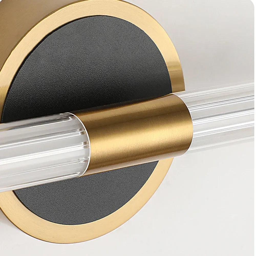 Designer Linear Gold Mirror Front Vanity