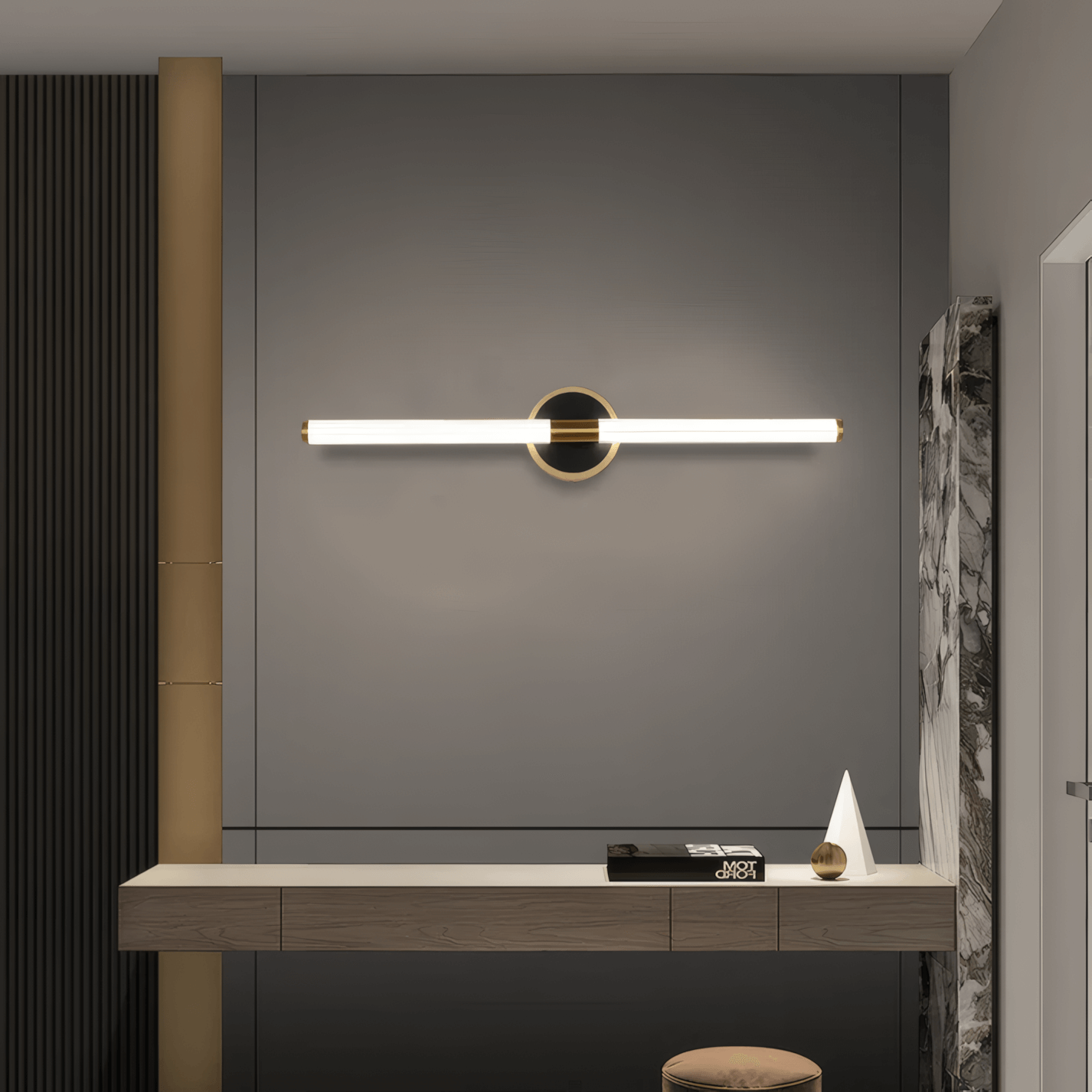 Designer Linear Mirror Front Vanity Bedroom