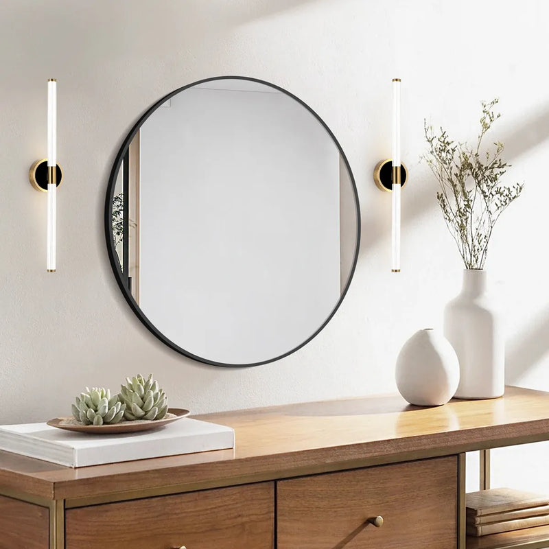 Arcato Minimalist Stick Vanity Wall Lamp – Mirror Front for Bathroom