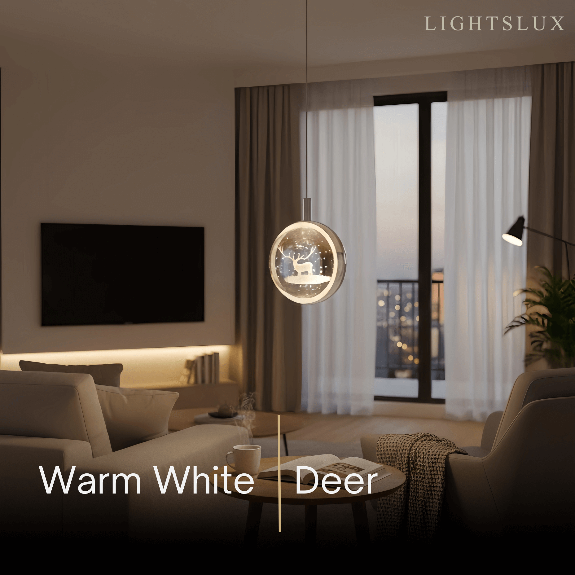 Vivara Art Deco Gold Pendant Light