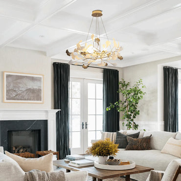 Art Deco Chandelier – Ceramic Design for Dining Room