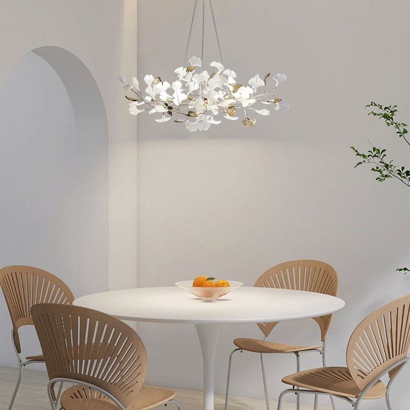 Art Deco Chandelier Petal Dining Room A