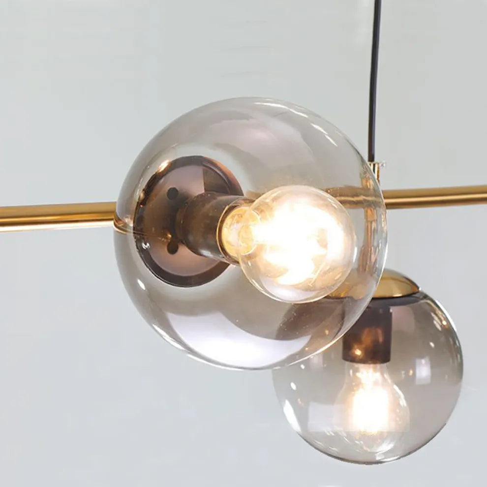 Modern Gold Bubble Chandelier