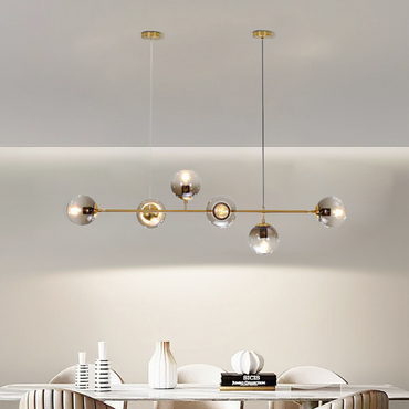 Modern Gold Bubble Chandelier