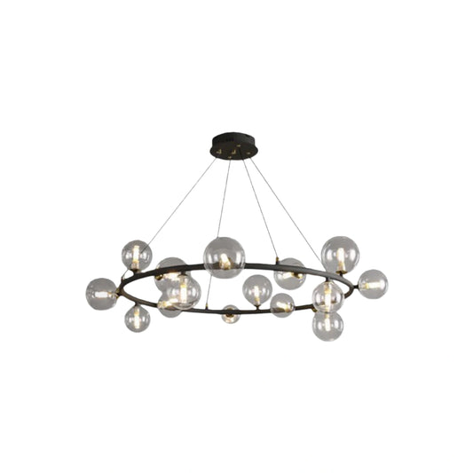 Chandelier - Metal Frame with Bubble Design for Living Room