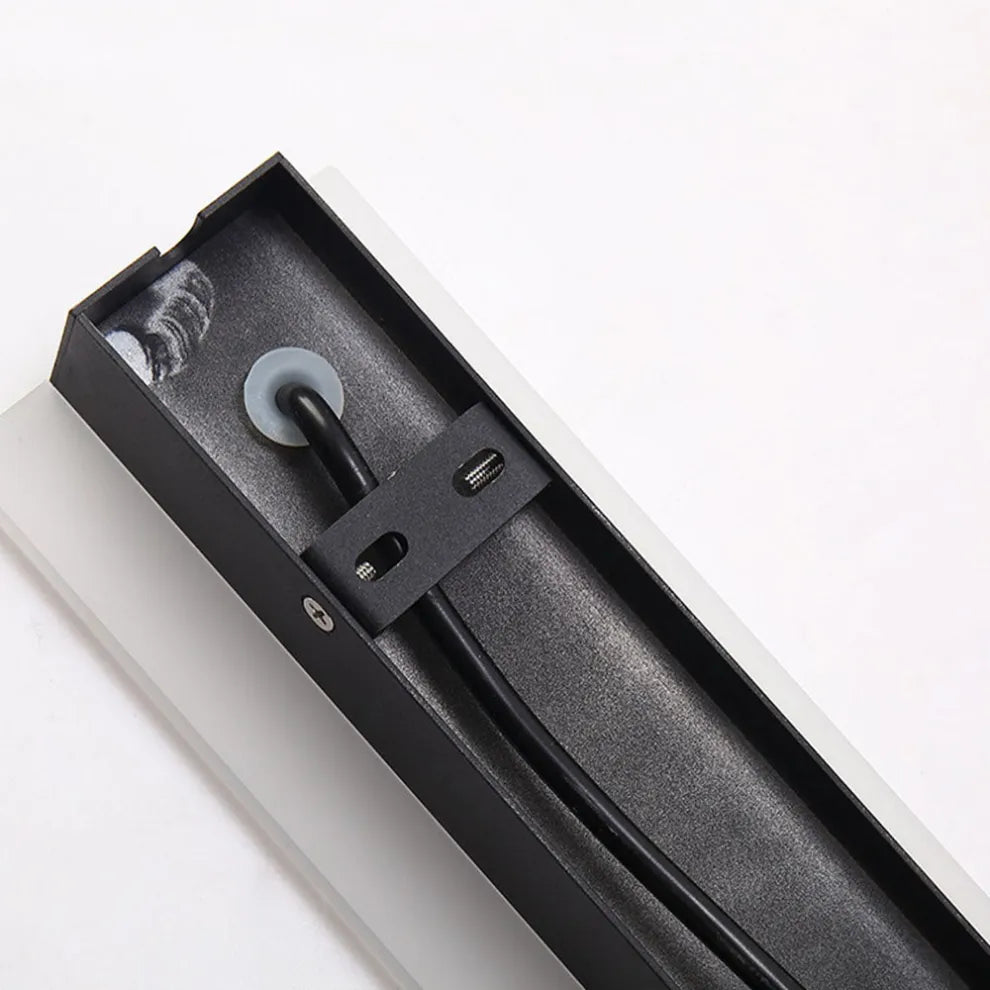 Minimalist Black Sensor Wall Lamp