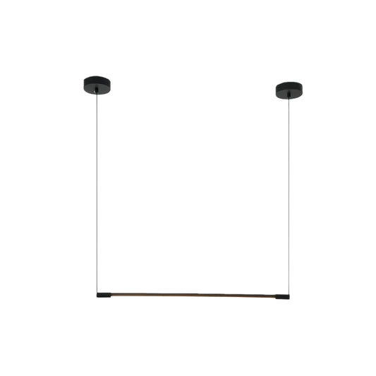 Minimalist Linear Black Pendant Light