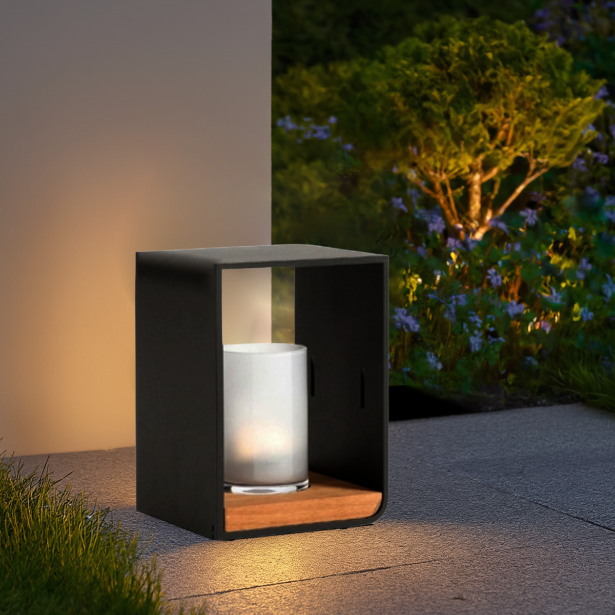Modern Black Outdoor Lamp Outdoor Garden