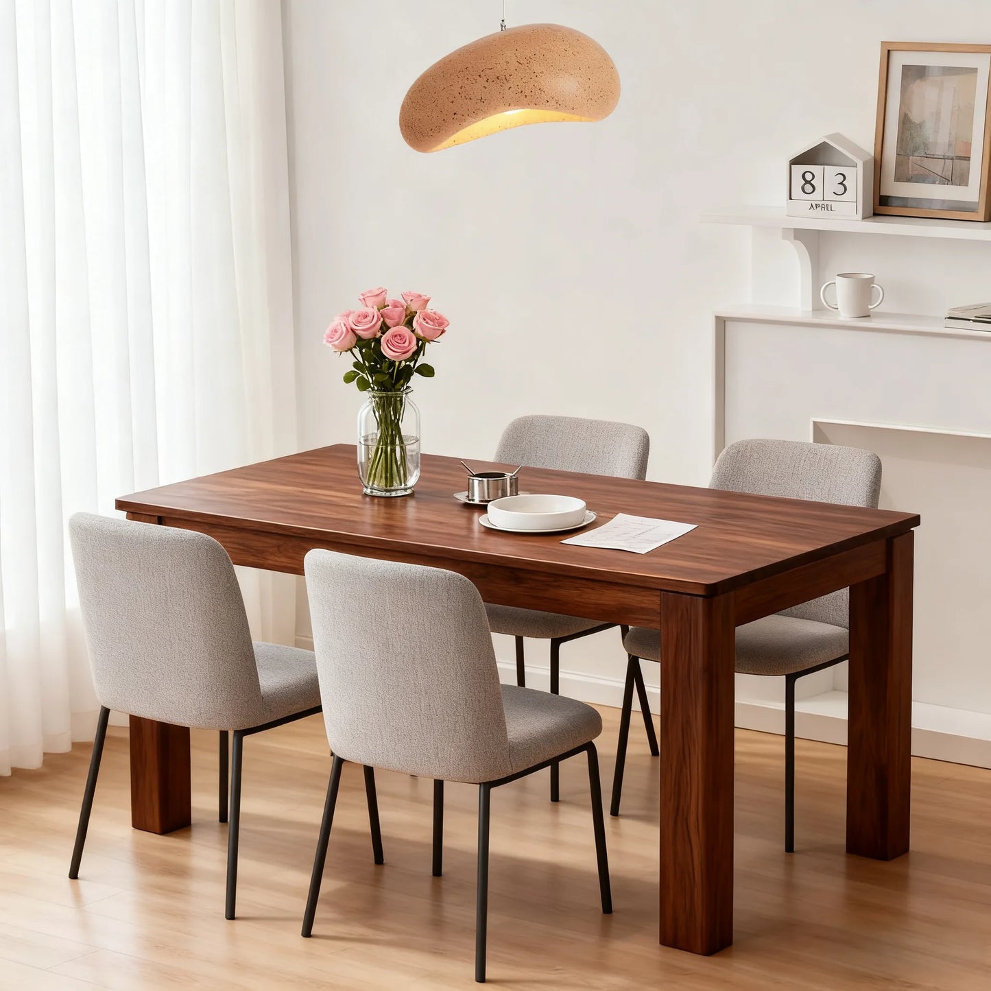 Modern Bread-Shaped Pendant Light