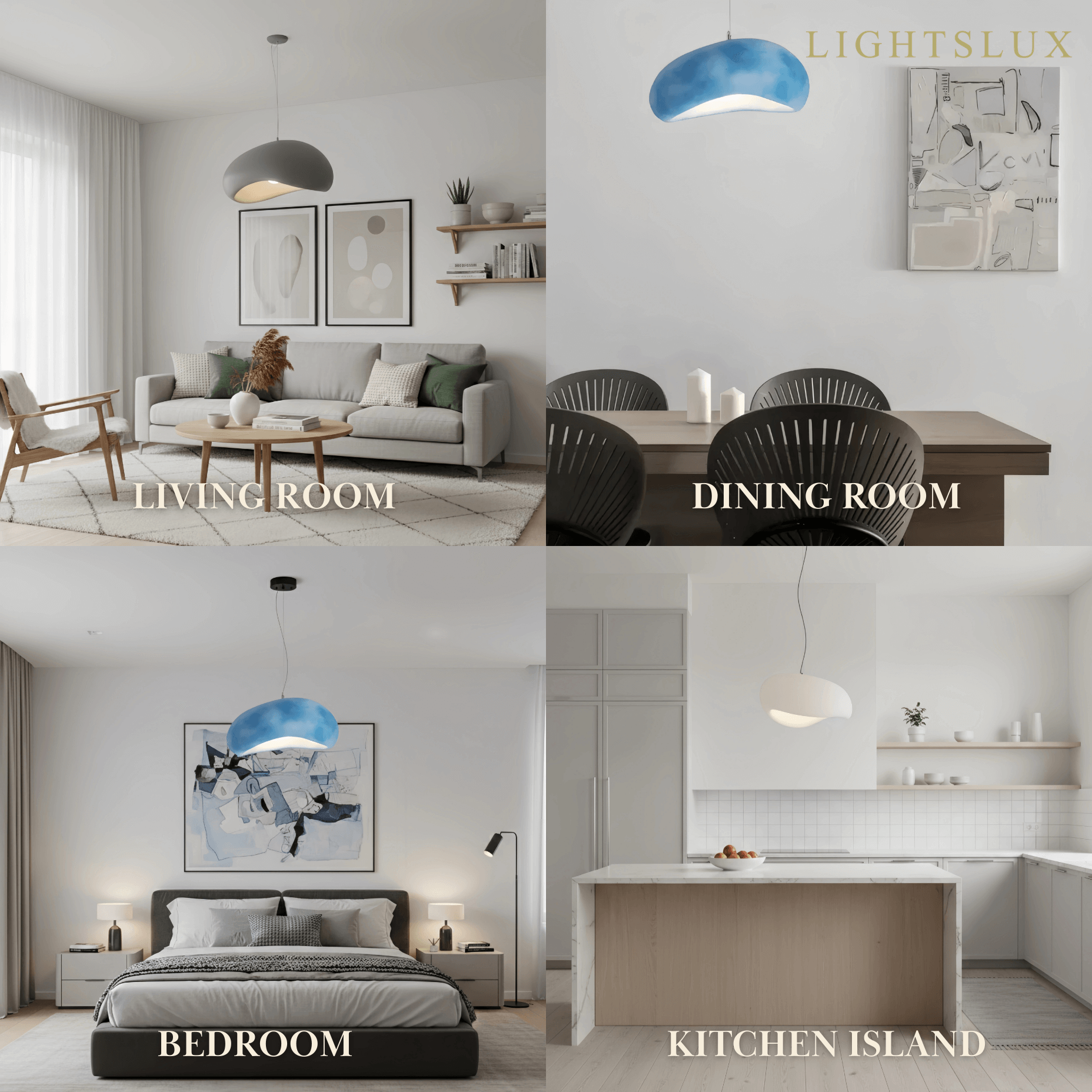 Morandia Modern Bread-Shaped Pendant Light
