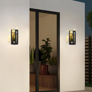 Modern Rectangular Outdoor Wall Lamp