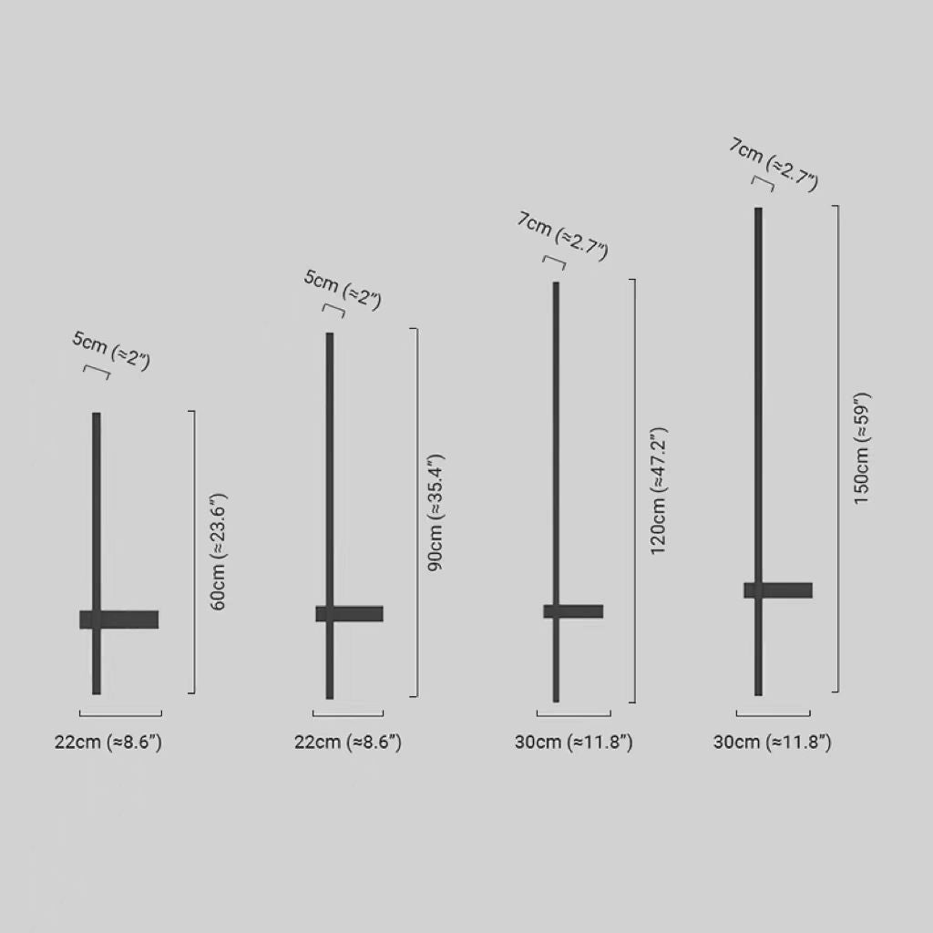Modern Wall Lamp Linear with 4Size