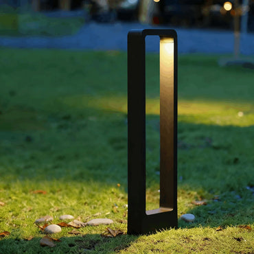 Modern Black Metal LED Path Light – Outdoor Garden Lighting