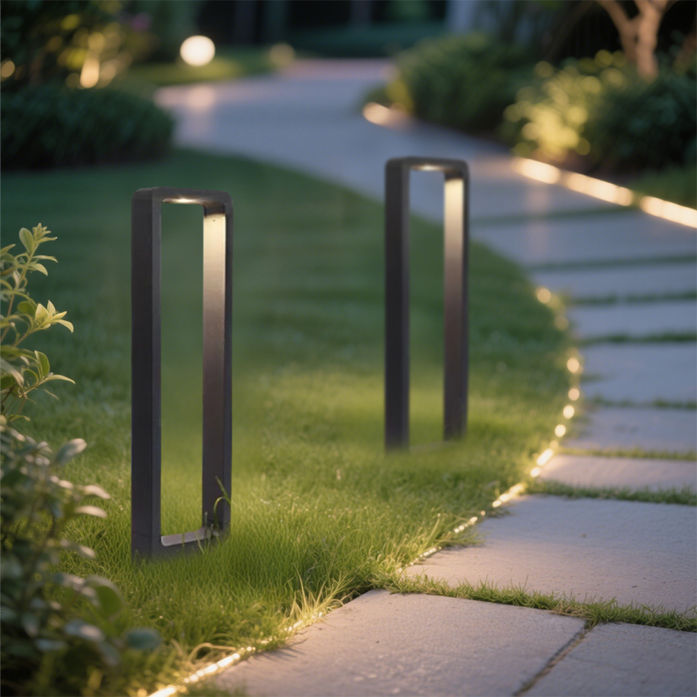 Modern Outdoor Path Light Square Pathway