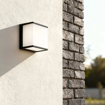 Modern Solar LED Outdoor Wall Lamp – Waterproof Sensor Light