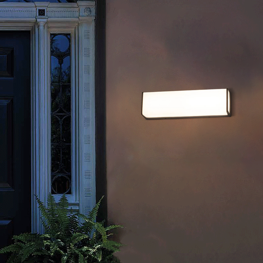 Modern Outdoor Wall Lamp Rectangular Door Entrance