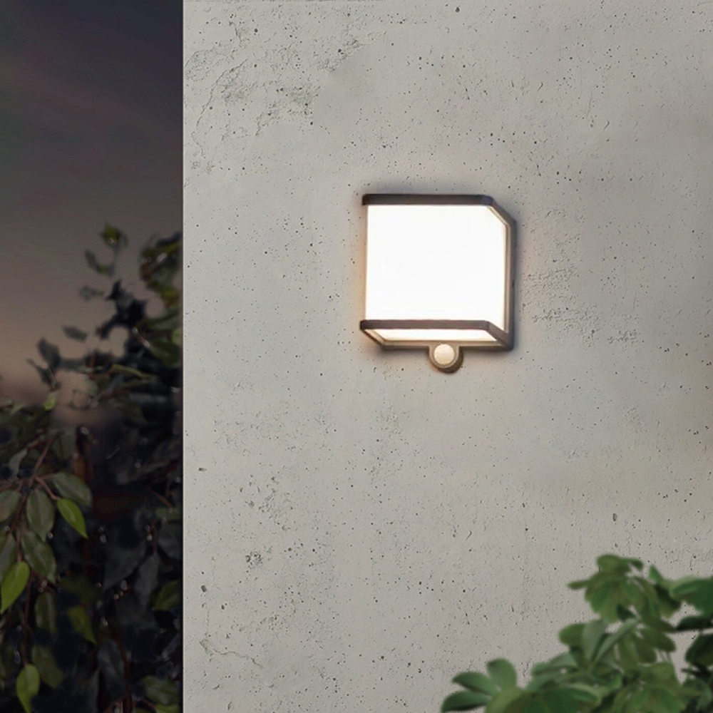 Modern Outdoor Wall Lamp Rectangular for Garden