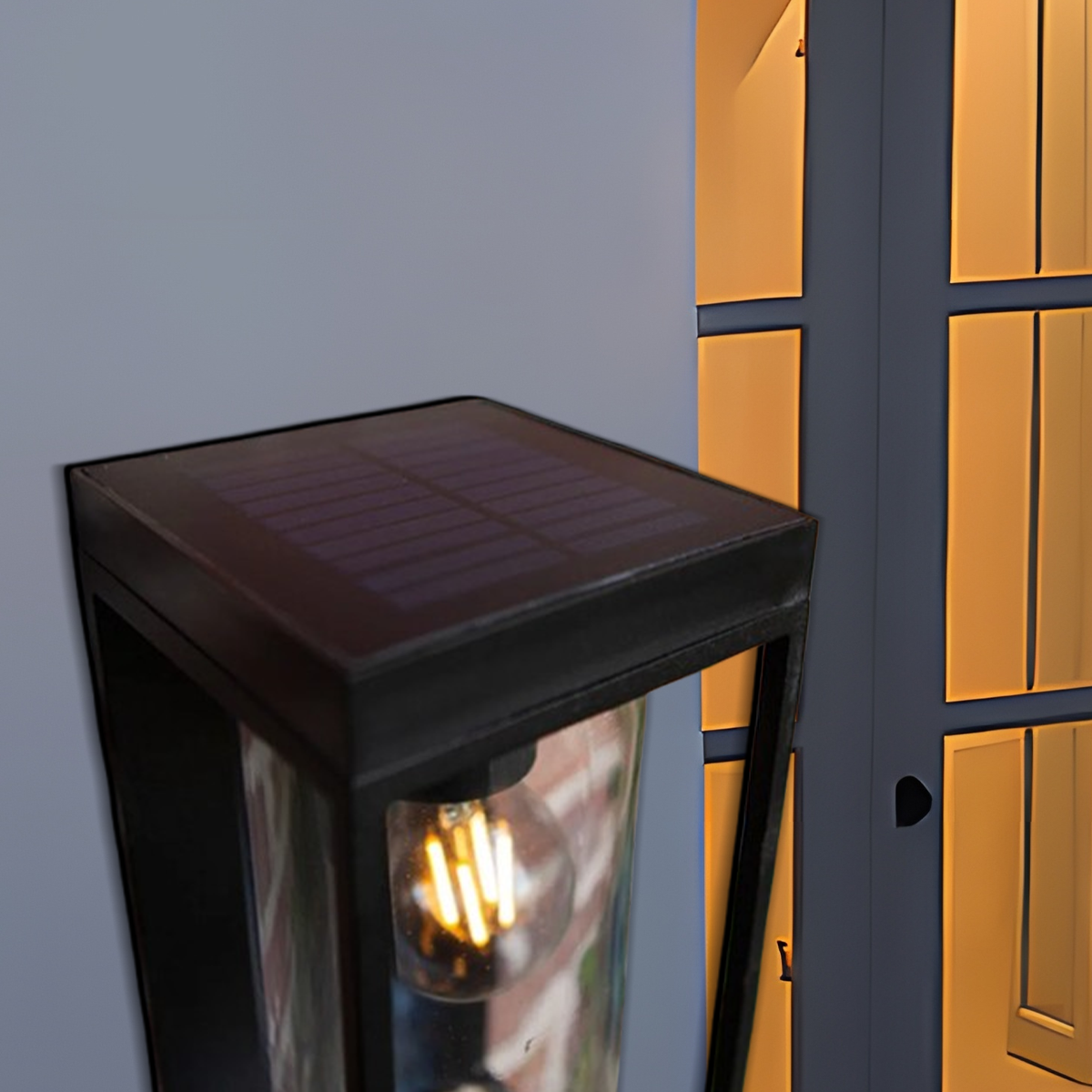 Modern Rectangular Solar Wall Lamp