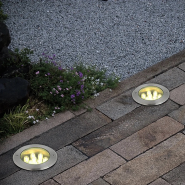 Minimalist Column Deck Step Light
