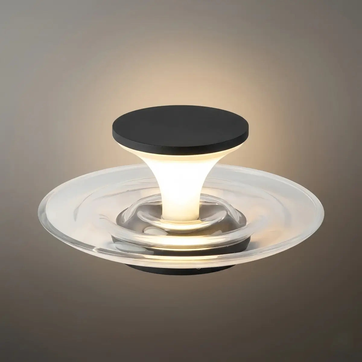 Stellar Modern Solar Outdoor Ground Lamp - Round
