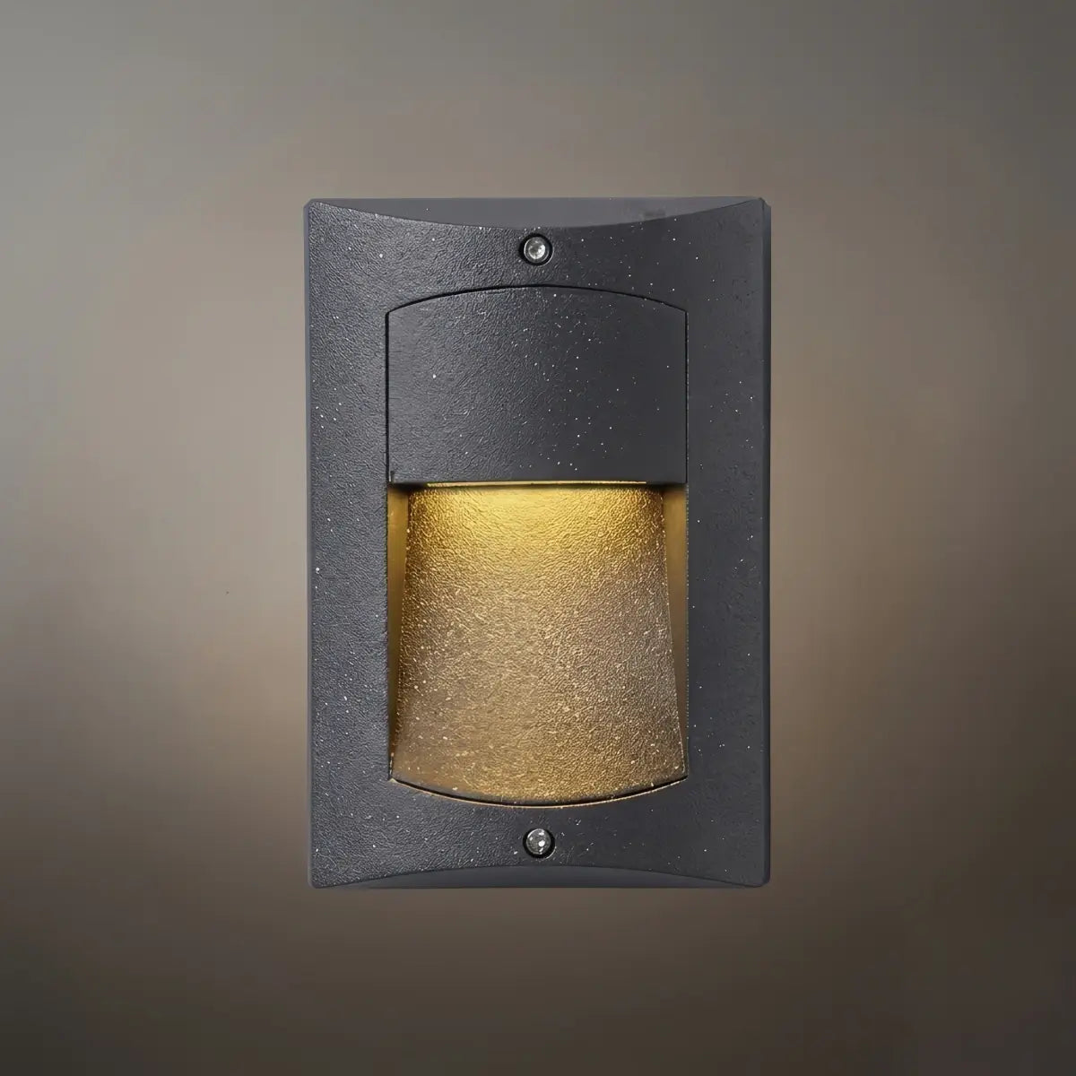 Modern Rectangular Outdoor Deck Step Light