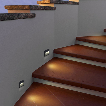 Industrial Rectangular Deck Step Light