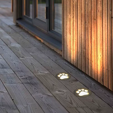 Modern Cat Paw Ground Light