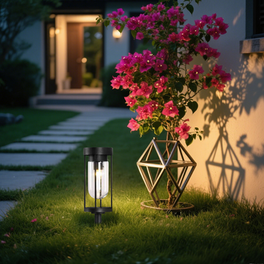 Modern Metal Outdoor Pillar Light
