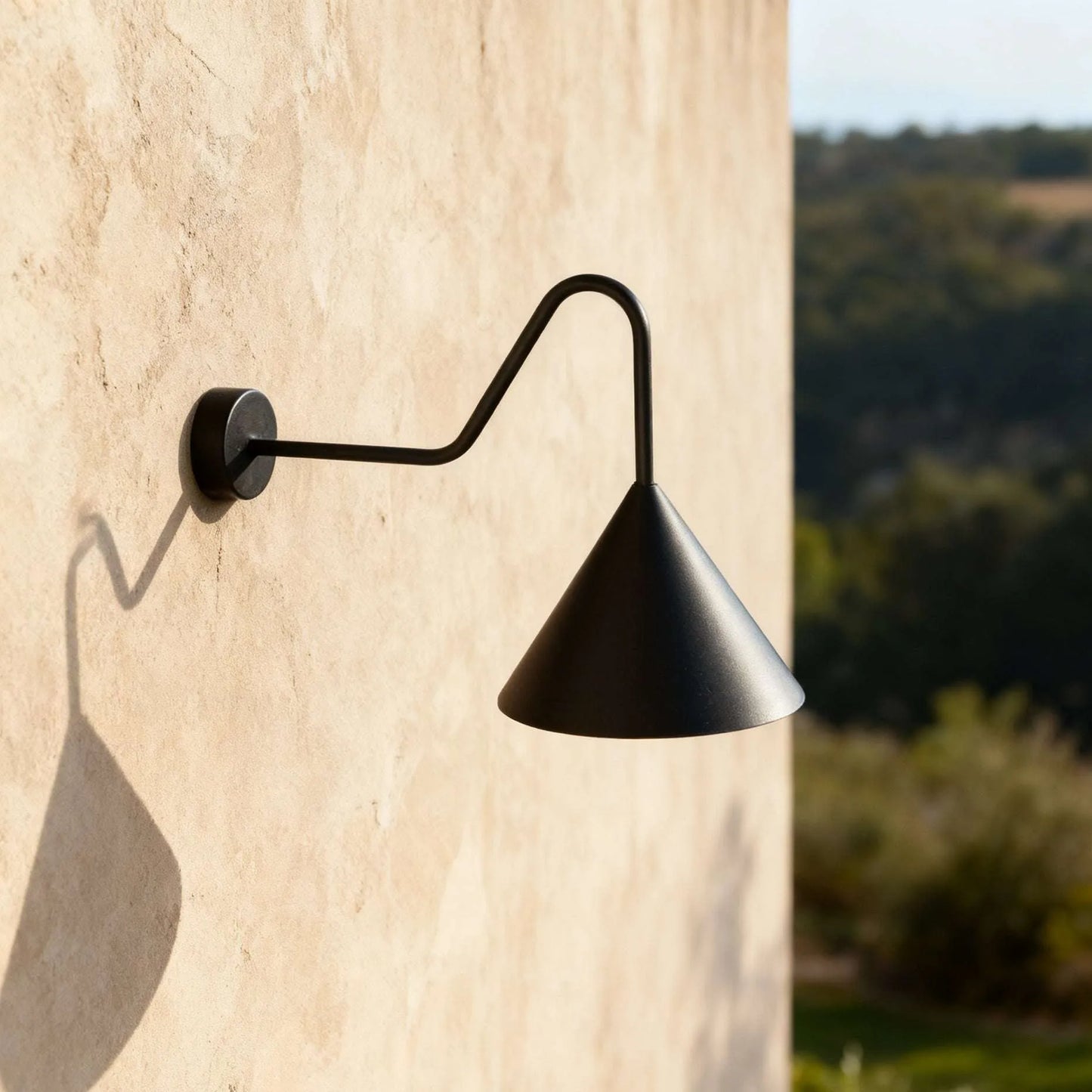 Wall Lamp – Black Metal Light for Exterior Wall