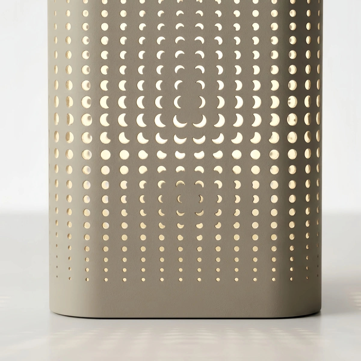 Lámpara de pie cilíndrica moderna para exteriores Arcato - Metal blanco para jardín