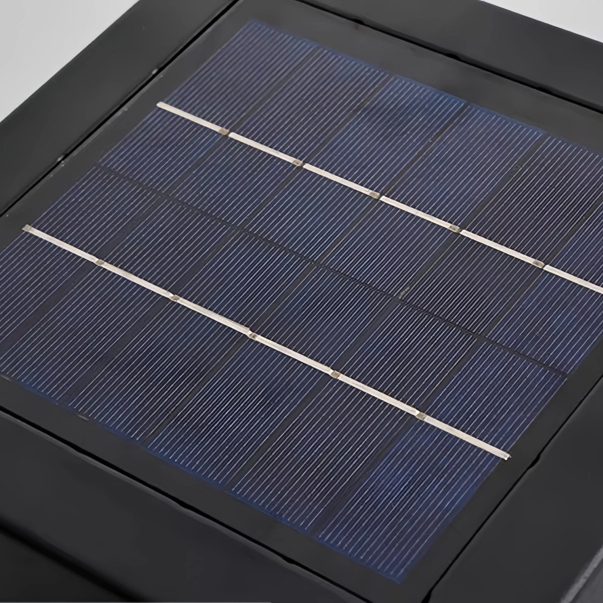 Farolas solares cóncavas modernas Arcato para exteriores – Metal negro para jardín/sendero