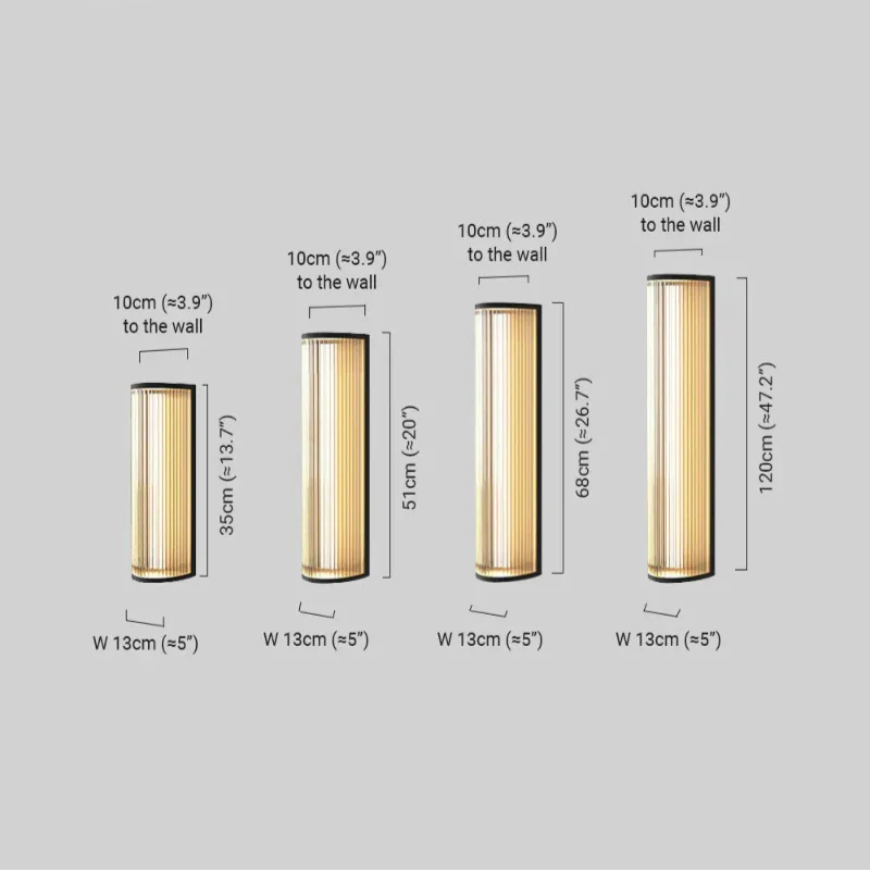 Irondale Modern Outdoor Wall Lamp – Waterproof Sensor Light for Terrace