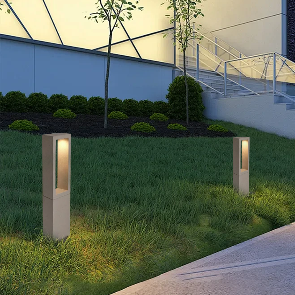 Modern Metal Outdoor Path Light