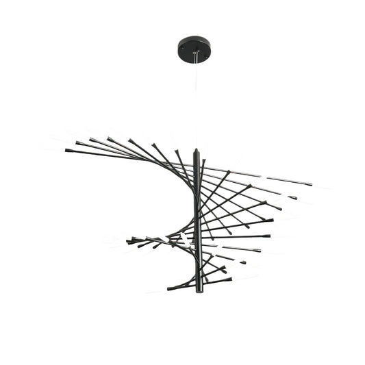 Modern Metal & Acrylic Chandelier