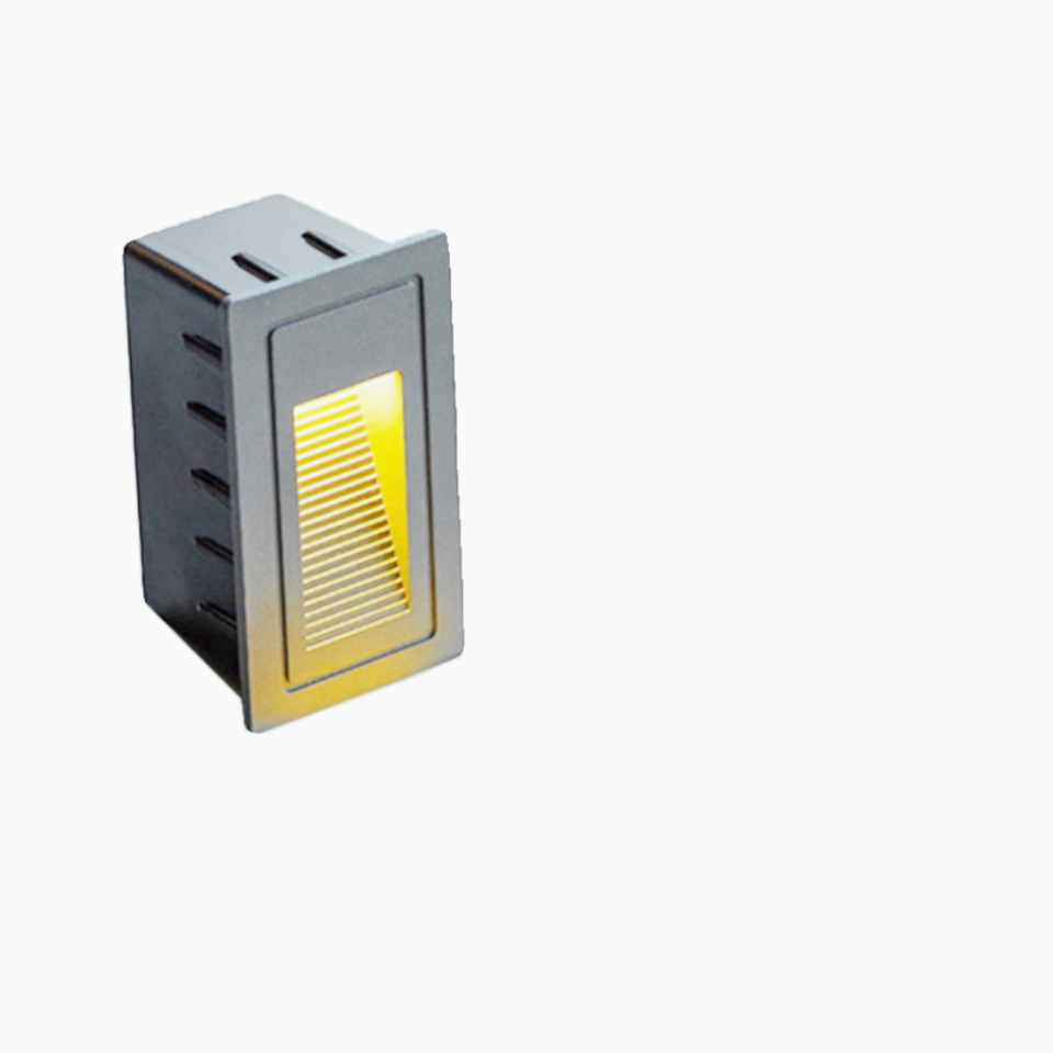 Arcato Modern LED Deck Step Light – Black Metal Waterproof Sensor Light for Stairs