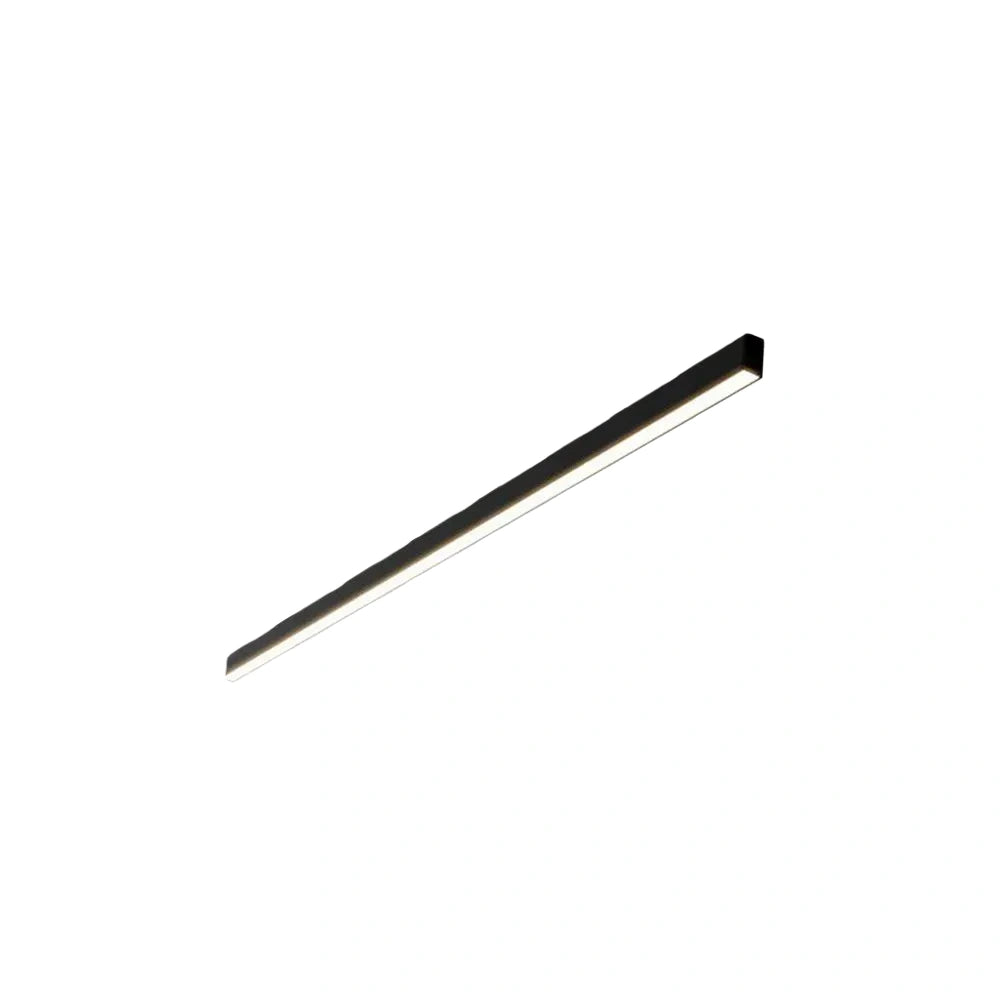 Arcato Minimalist Linear LED Ceiling Light – Black Dimmable for Living Room