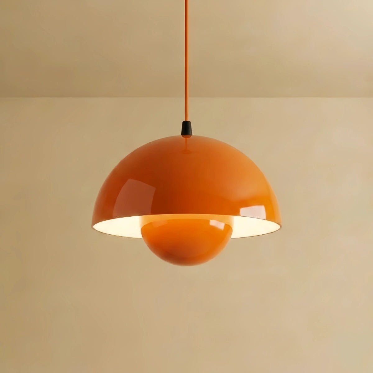 Morandia Art Deco Morandi Dome Pendant Light – Colorful Metal Lamp