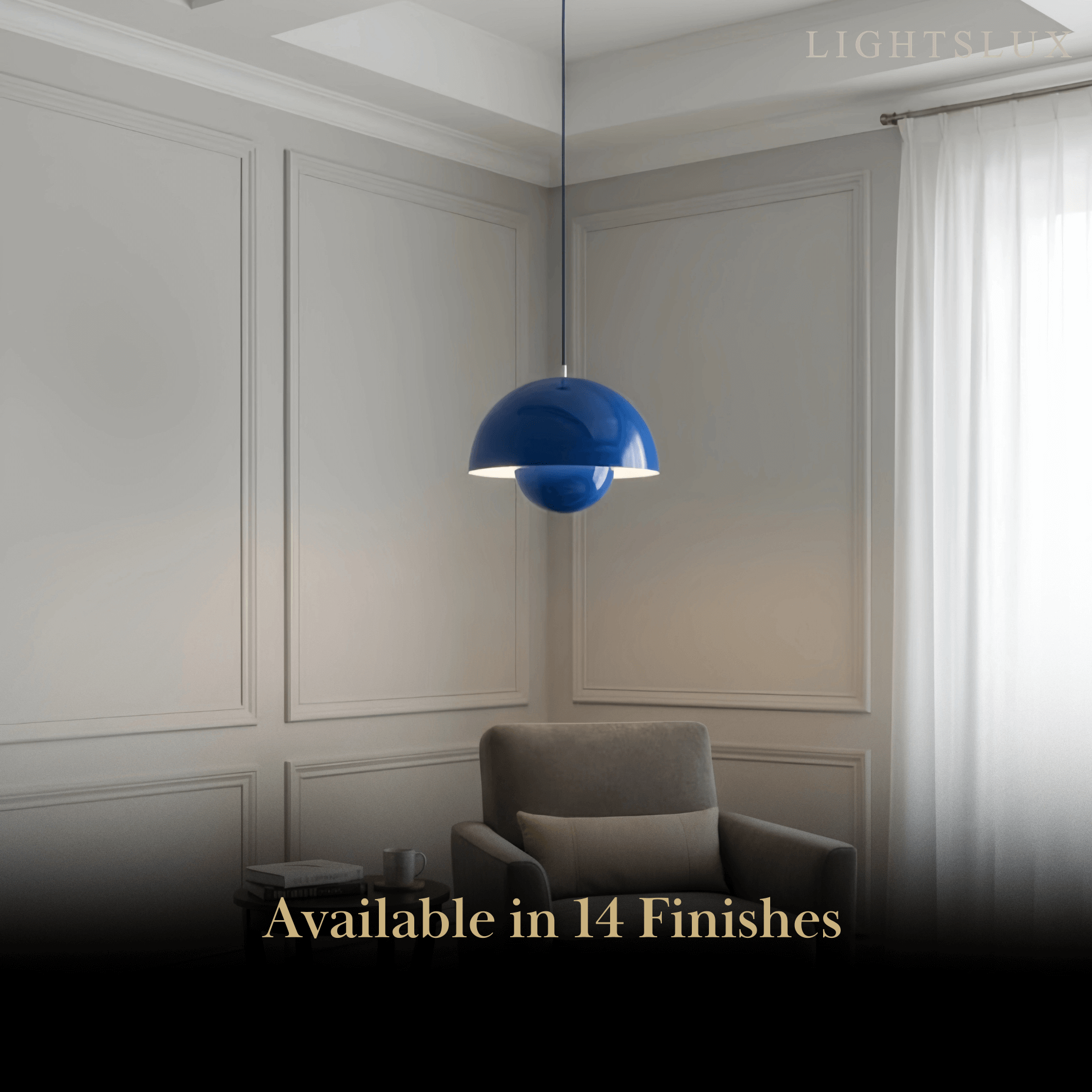 Morandia Art Deco Morandi Dome Pendant Light